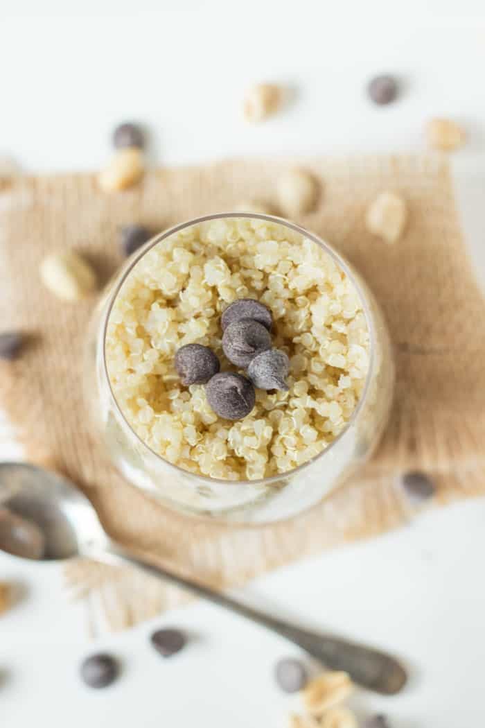 Chocolate Peanut Butter Quinoa Breakfast Parfait Simply Quinoa