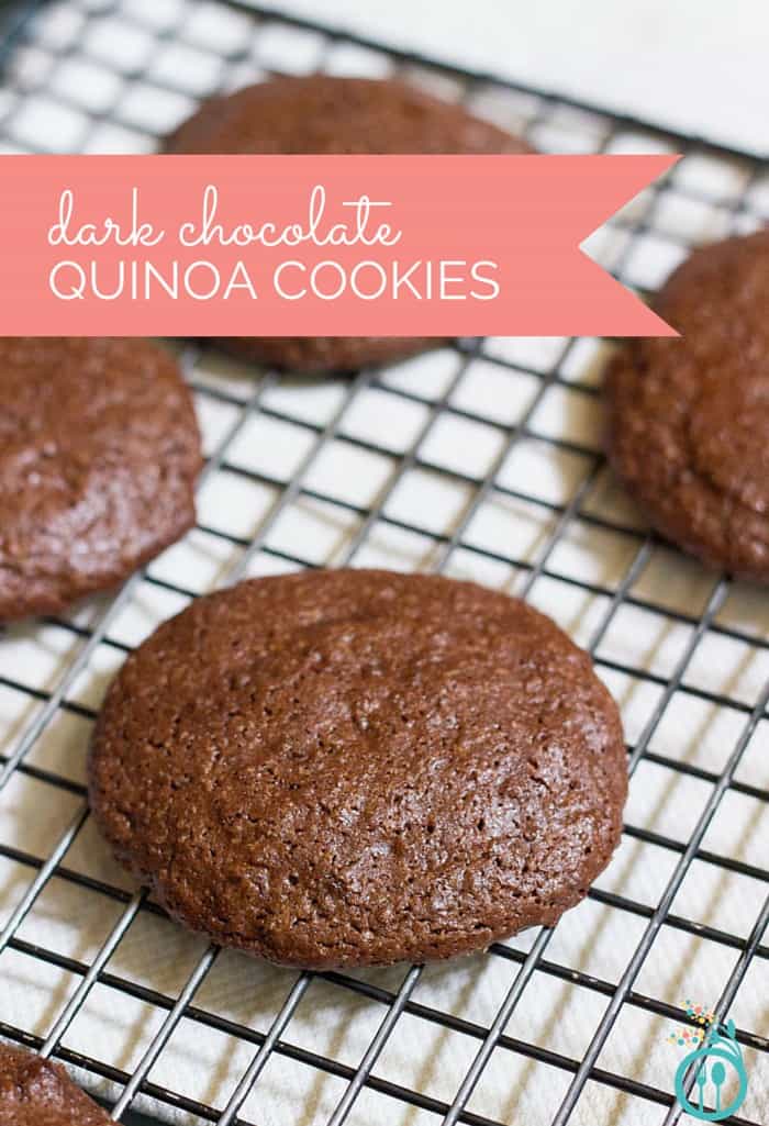 Dark Chocolate Quinoa Cookies - with a recipe + a video