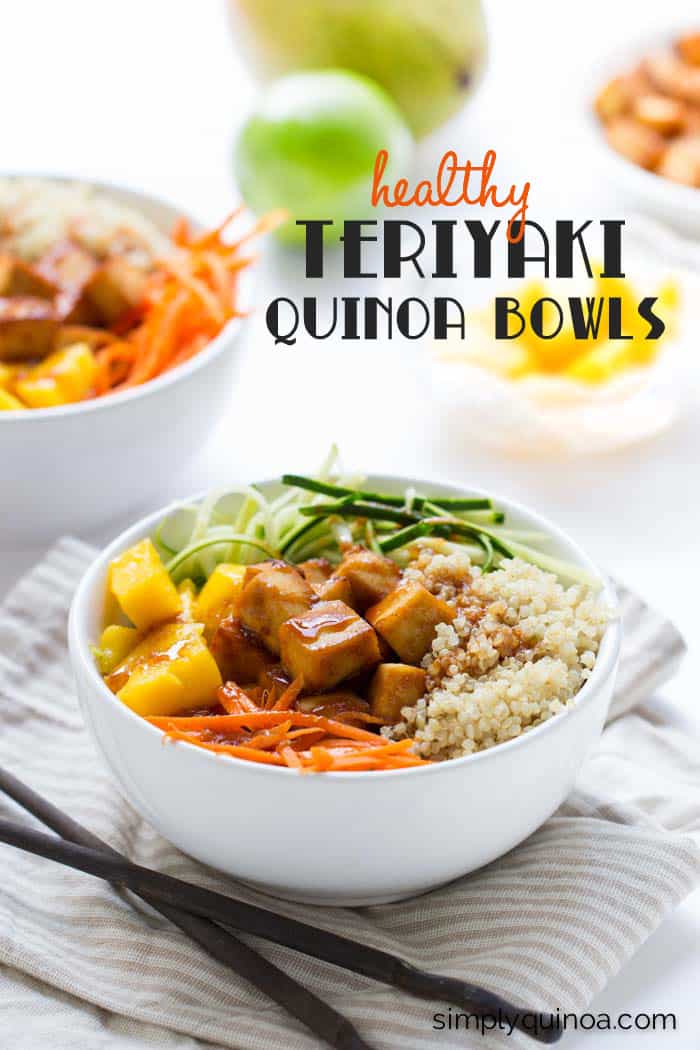 Teriyaki Quinoa Bowls Simply Quinoa