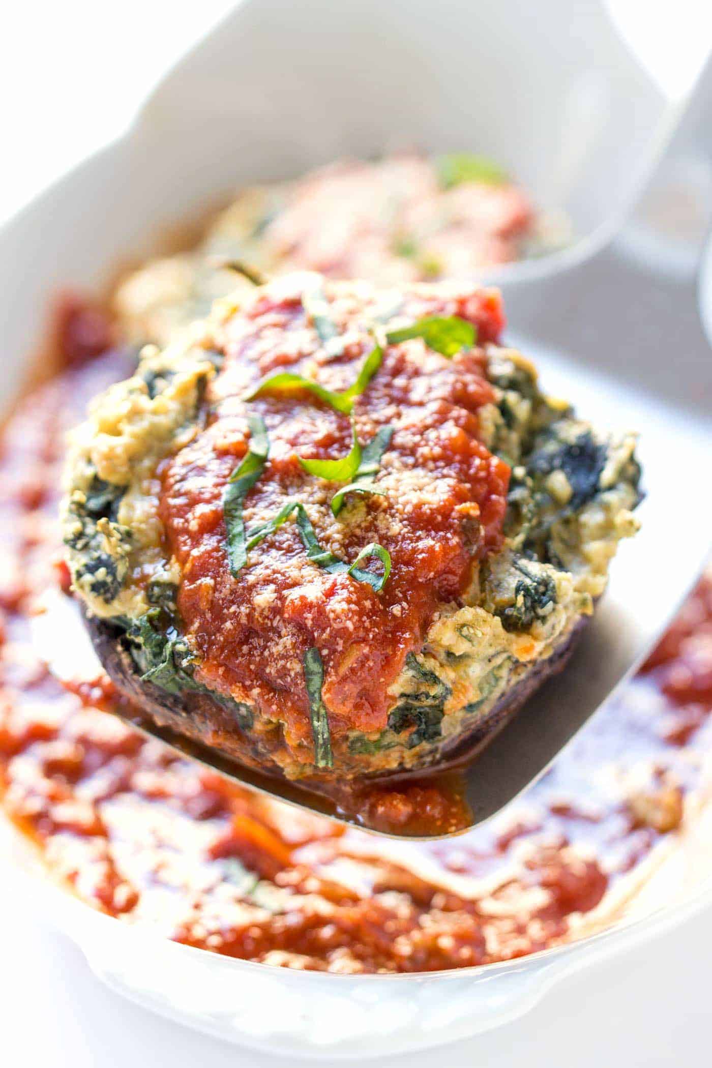 Vegan Ricotta + Quinoa Stuffed Mushrooms Simply Quinoa