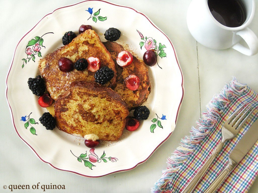 French Toast with Berries Simply Quinoa