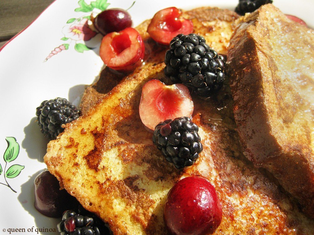 French Toast with Berries Simply Quinoa