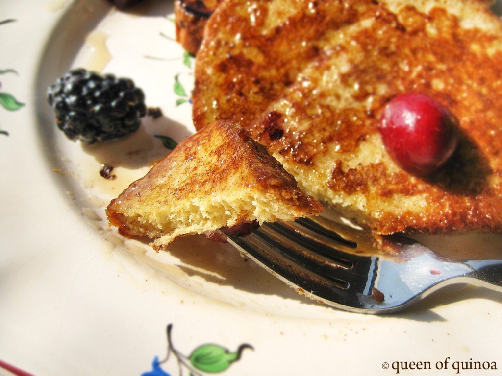 French Toast with Berries Simply Quinoa