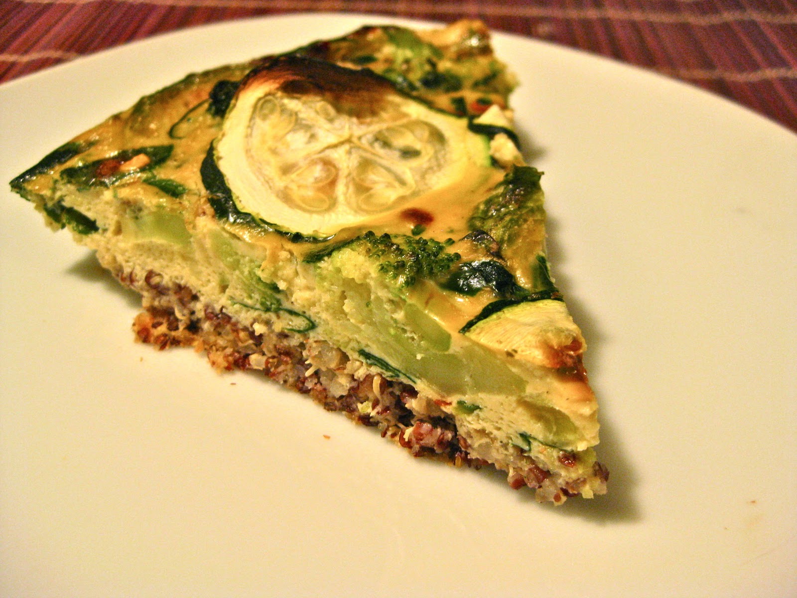 DairyFree Vegetable Quiche with a Quinoa Crust Simply Quinoa
