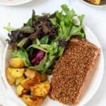Pecan Crusted Baked Salmon