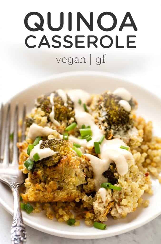 Vegan quinoa casserole