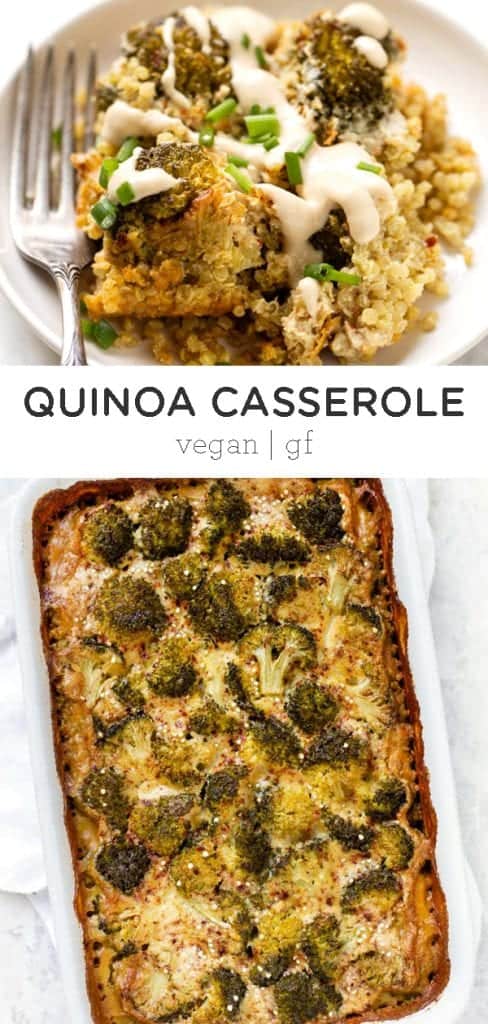 Vegan quinoa casserole