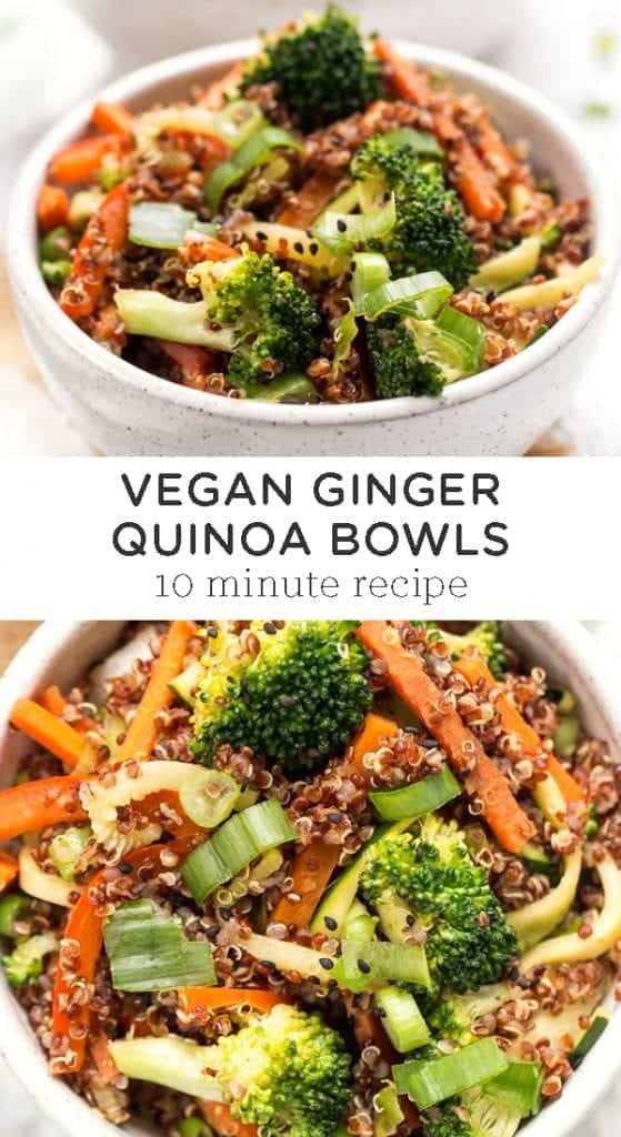 Ginger Quinoa Bowl 