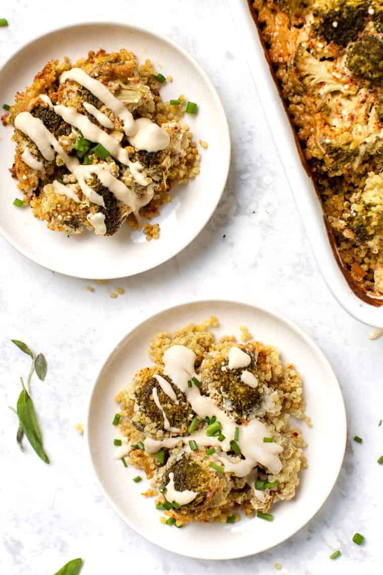 Vegan Quinoa Casserole | Easy & Healthy Dinner Recipe - Simply Quinoa
