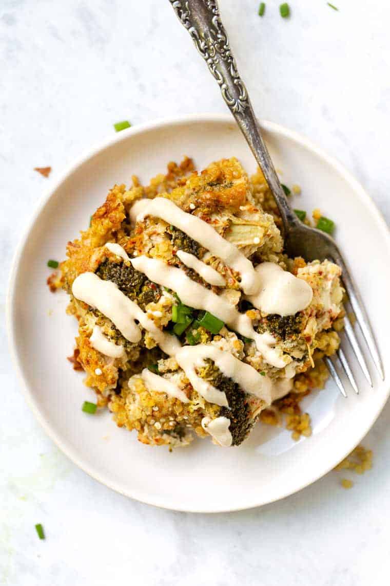 Vegan Quinoa Casserole | Easy & Healthy Dinner Recipe - Simply Quinoa