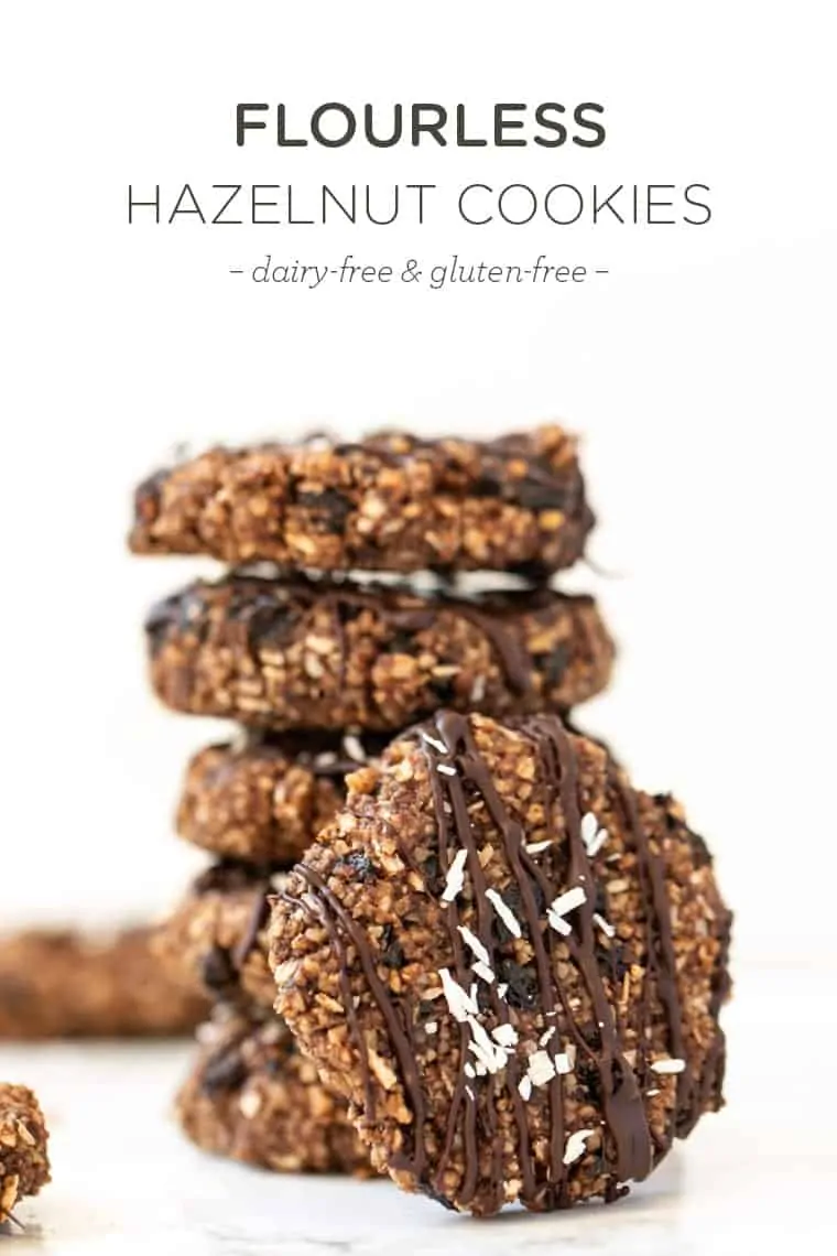 Flourless Spicy Chocolate Hazelnut Cookies - Simply Quinoa