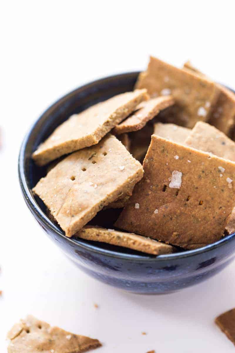 Healthy Quinoa Flour Crackers