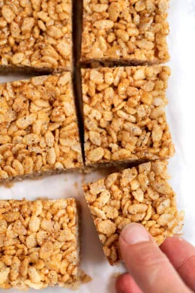 Gluten-Free Rice Crispy Treats Recipe without Marshmallows
