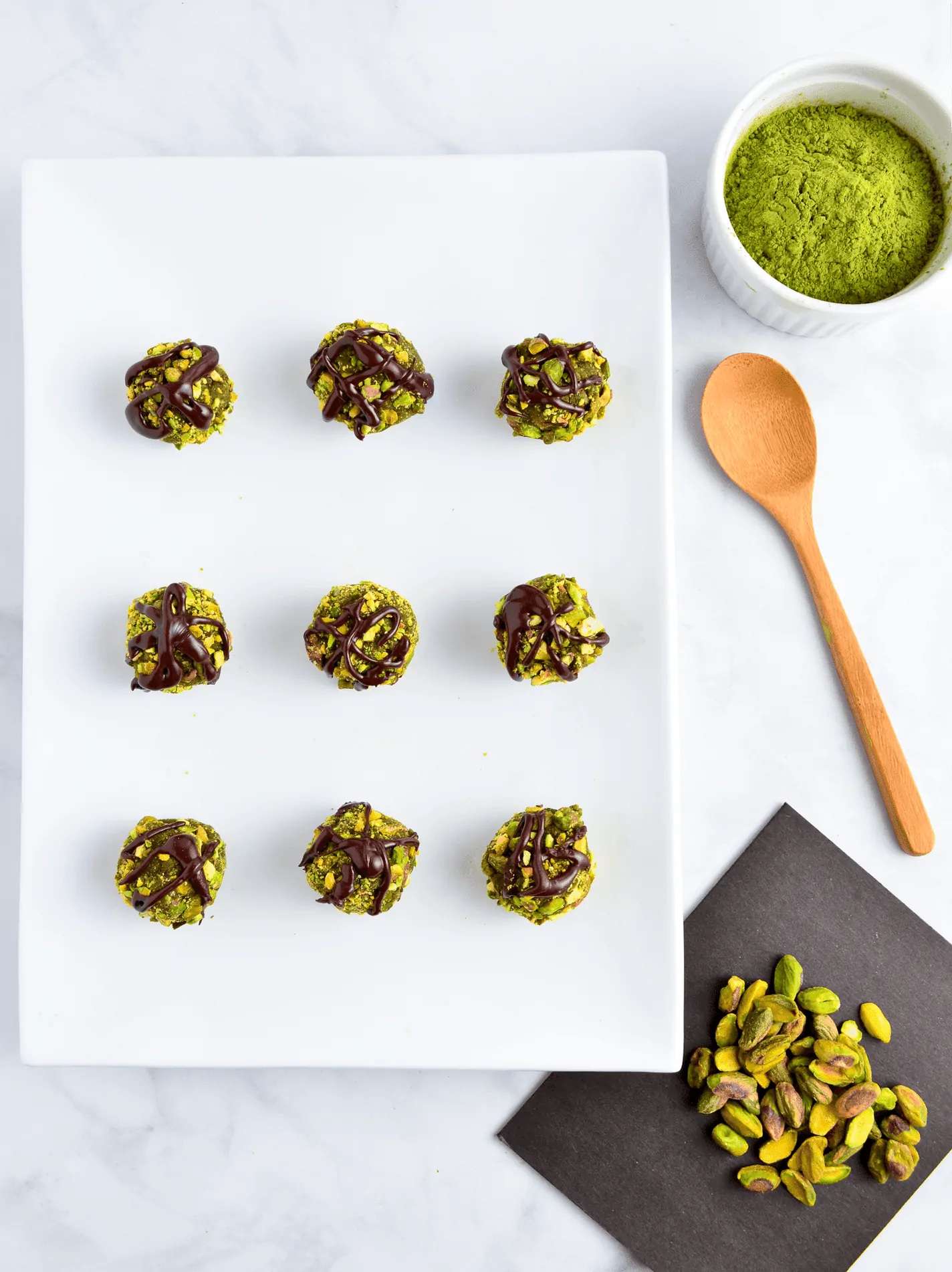 Matcha Pistachio Bliss Balls- Livnig Fresh Daily