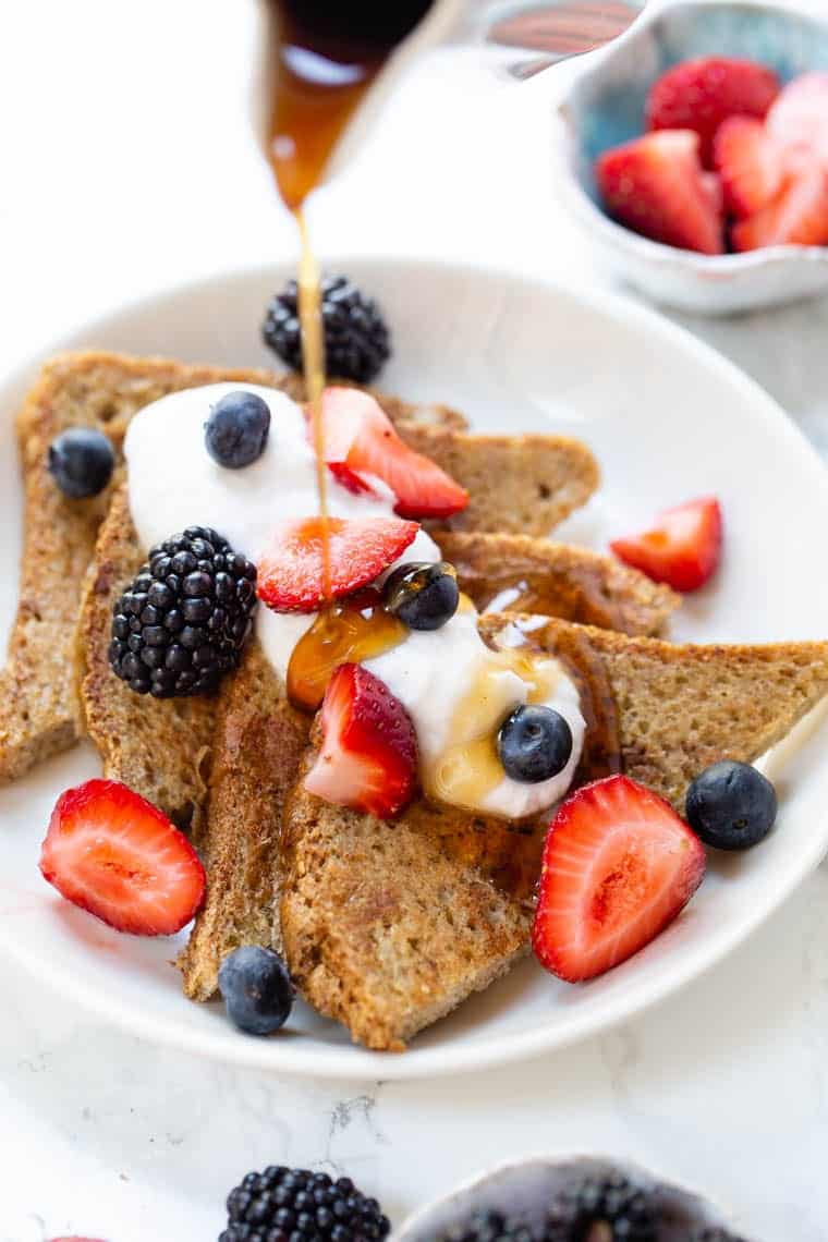 Healthy French Toast Recipe with Berries