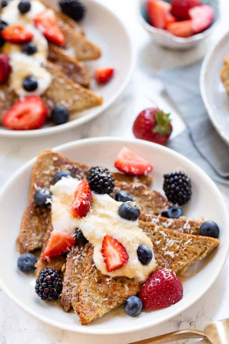 French Toast with Gluten Free Bread