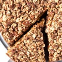 This GLUTEN-FREE Lemon Blueberry Coffee Cake is the perfect treat to serve at your next brunch. Healthy, flavorful and SIMPLE to make!