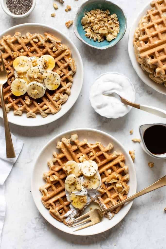 Banana Quinoa Waffles GlutenFree & DairyFree Simply Quinoa