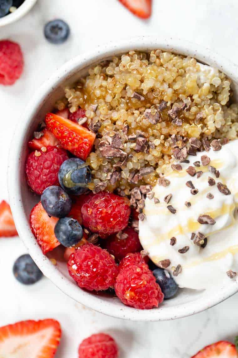 Quinoa Breakfast Cereal Bowl