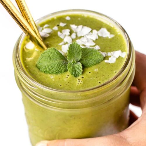 Minty Melon Green Smoothie Recipe