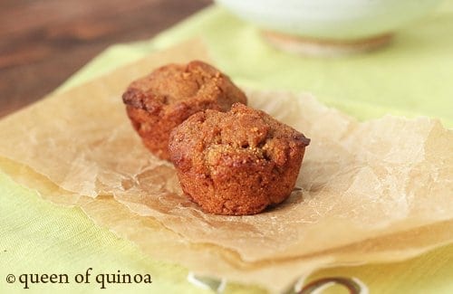 mini gluten-free apple cider muffins