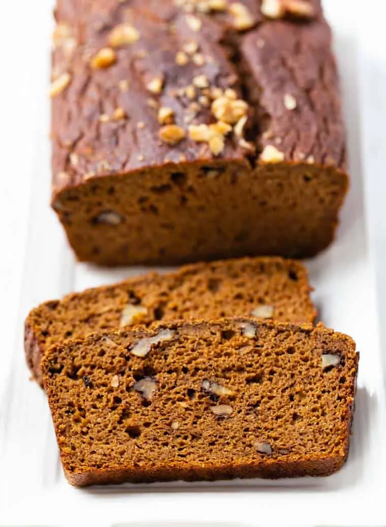 Super Healthy Gluten-Free Pumpkin Bread