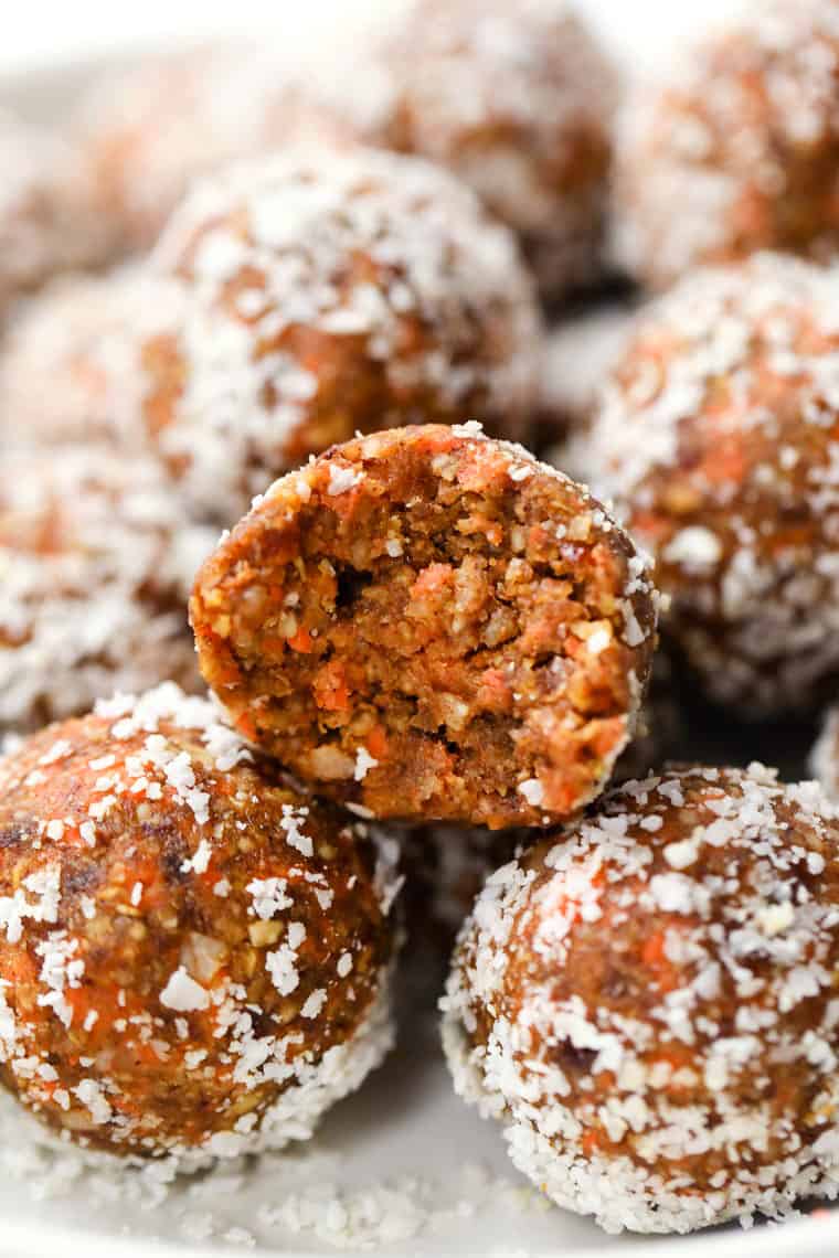 Vegan Carrot Cake Ball Recipe