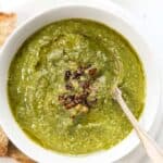 a healthy green detox soup