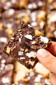 No Bake Chocolate Energy Bars