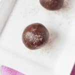 Dark Chocolate Quinoa Truffles Recipe