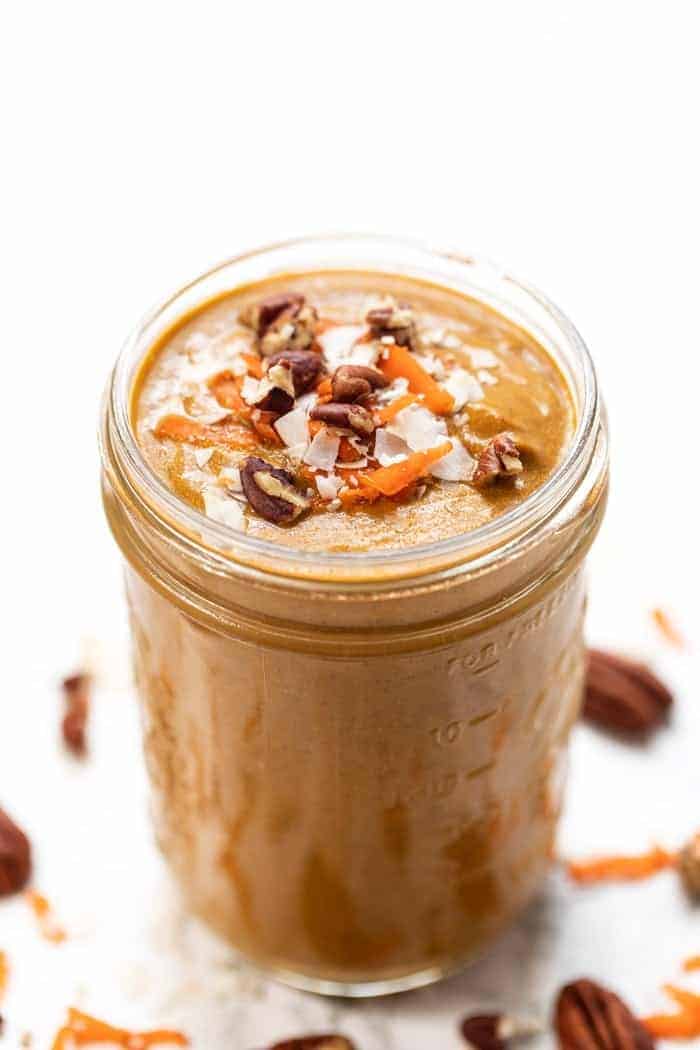 Healthy Carrot Cake Smoothie Recipe