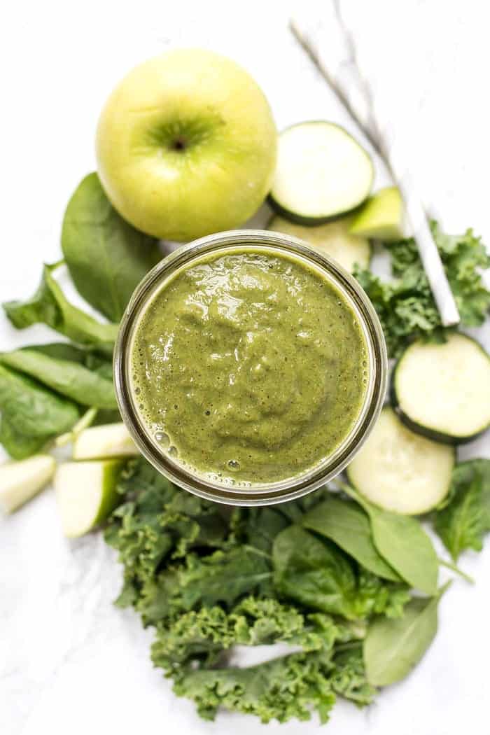 how to make a green apple smoothie