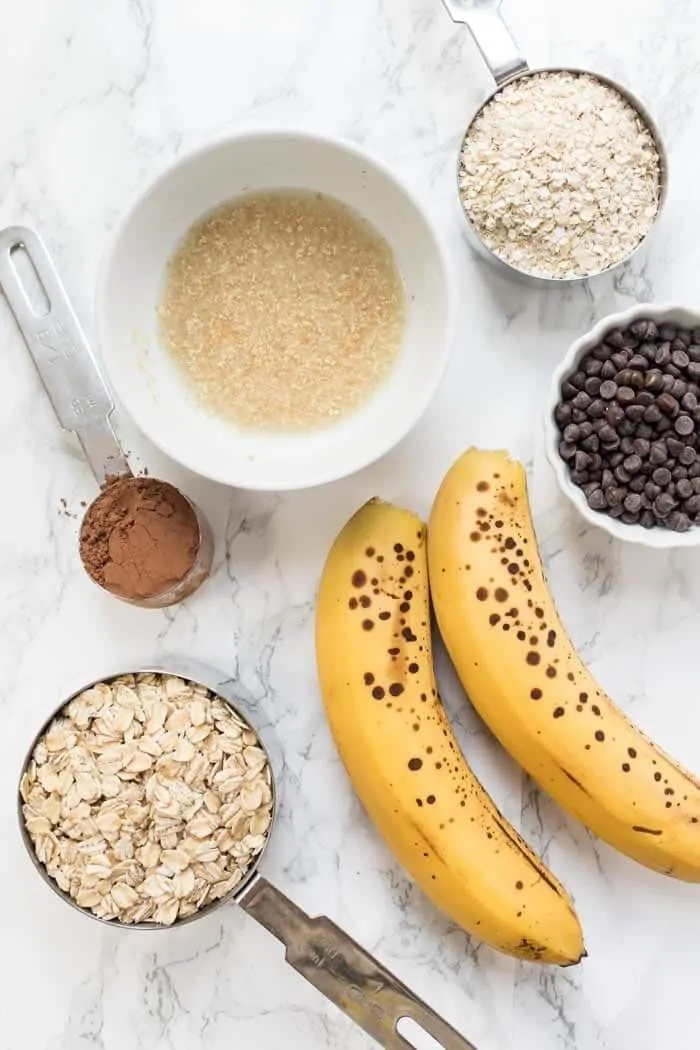 Ingredients for Healthy Oatmeal Cookies