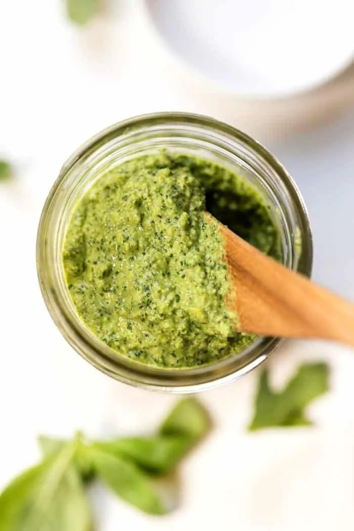 how to make lime-arugula pesto