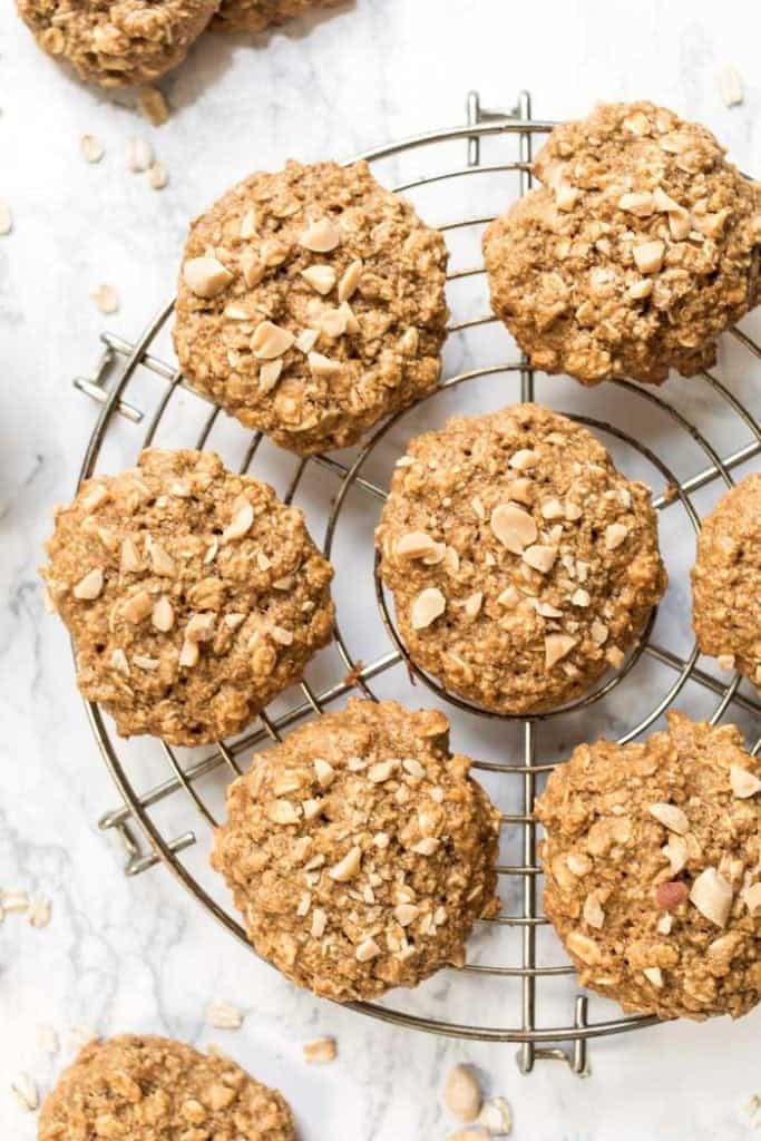 Peanut Butter Oat & Quinoa Cookies