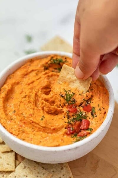Smoked Salmon Spread with Roasted Red Peppers