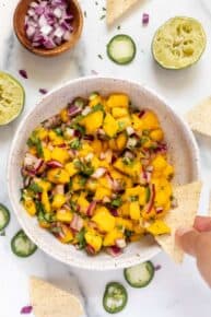 How to Serve Mango Salsa