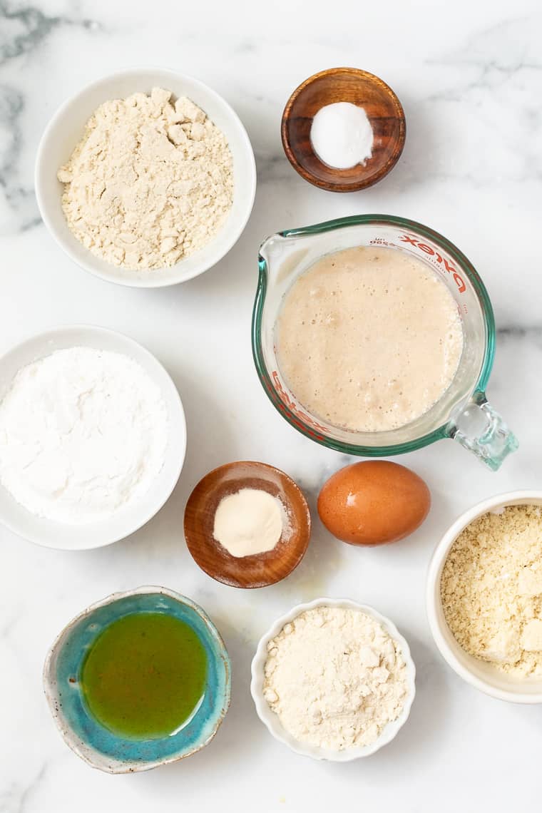 Gluten-Free English Muffin Ingredients