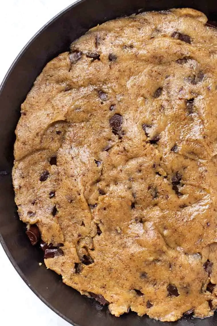 Skillet Cookie Dough Ingredients