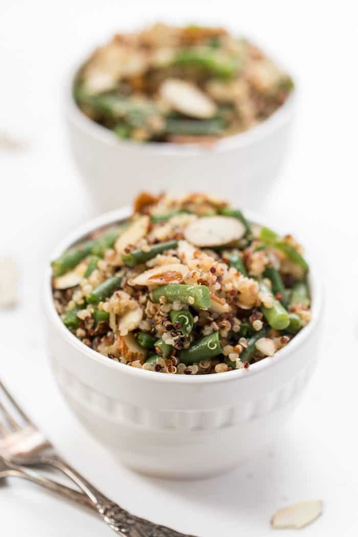 Green Bean & Almond Quinoa Salad Simply Quinoa