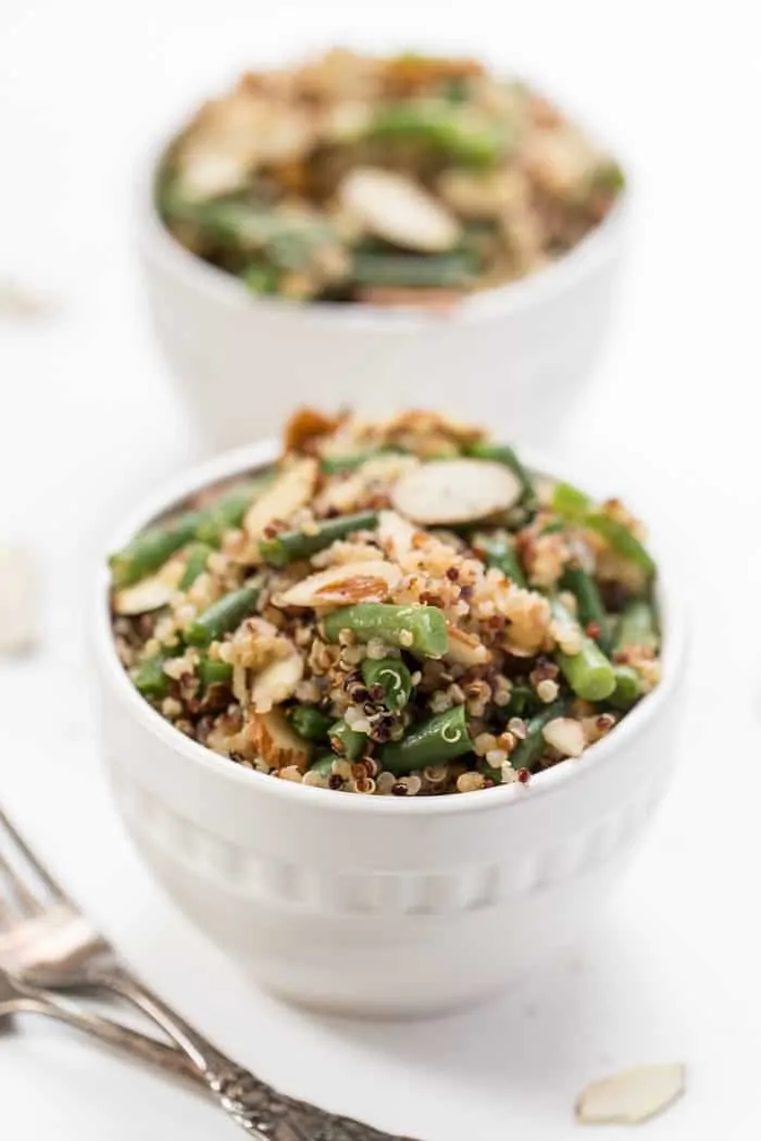 green bean almond quinoa salad recipe