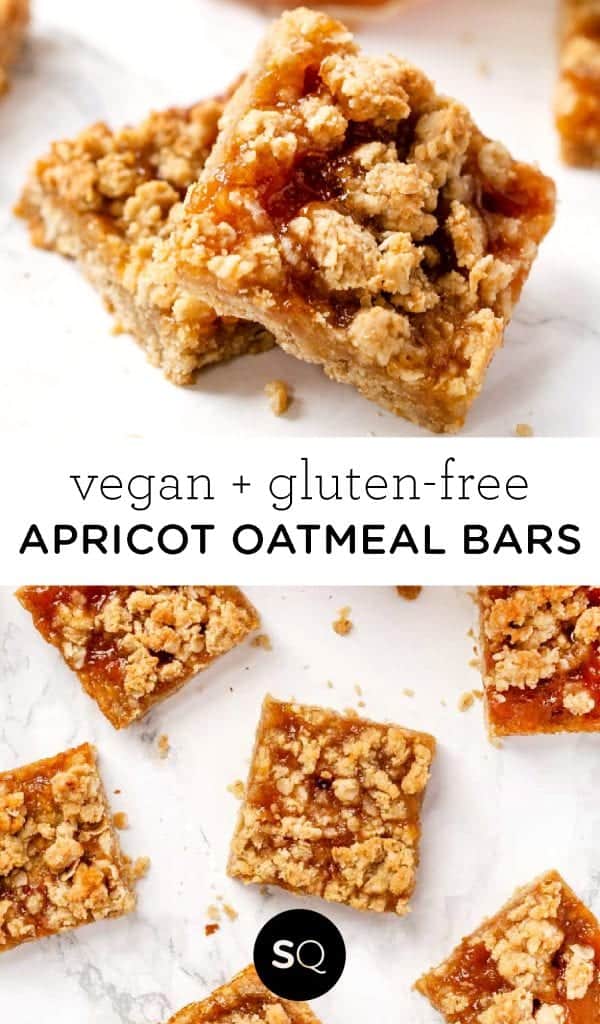 Healthy Apricot Oatmeal Bars