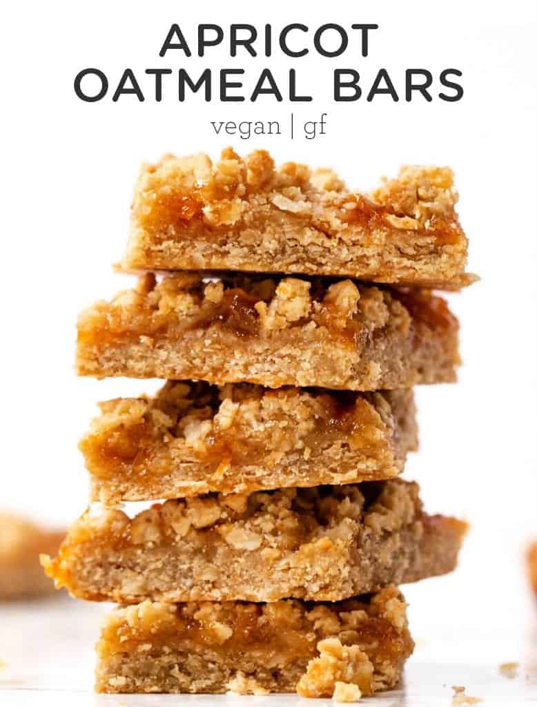 Healthy Apricot Oatmeal Bars