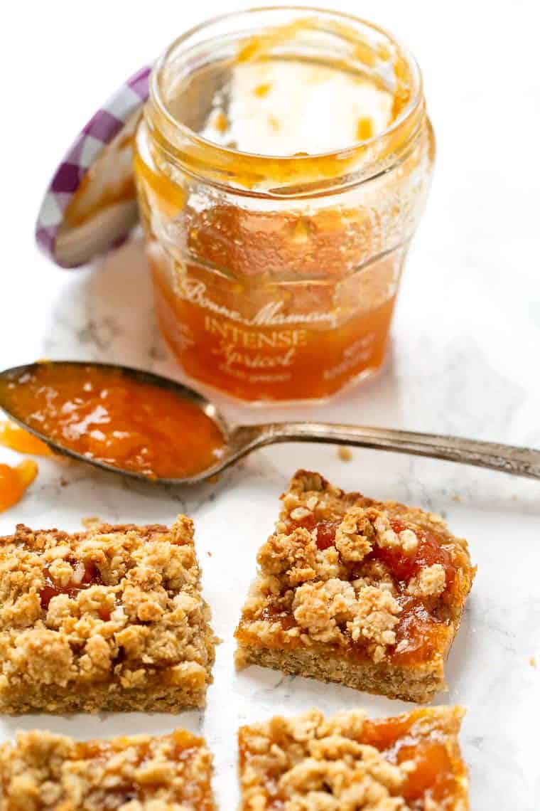 Gluten-Free Apricot Oatmeal Bars