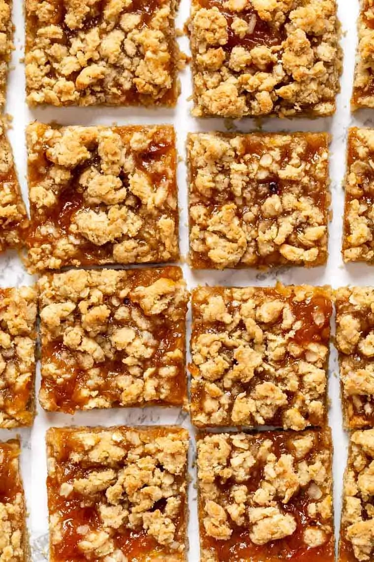 Vegan Apricot Oat Bars