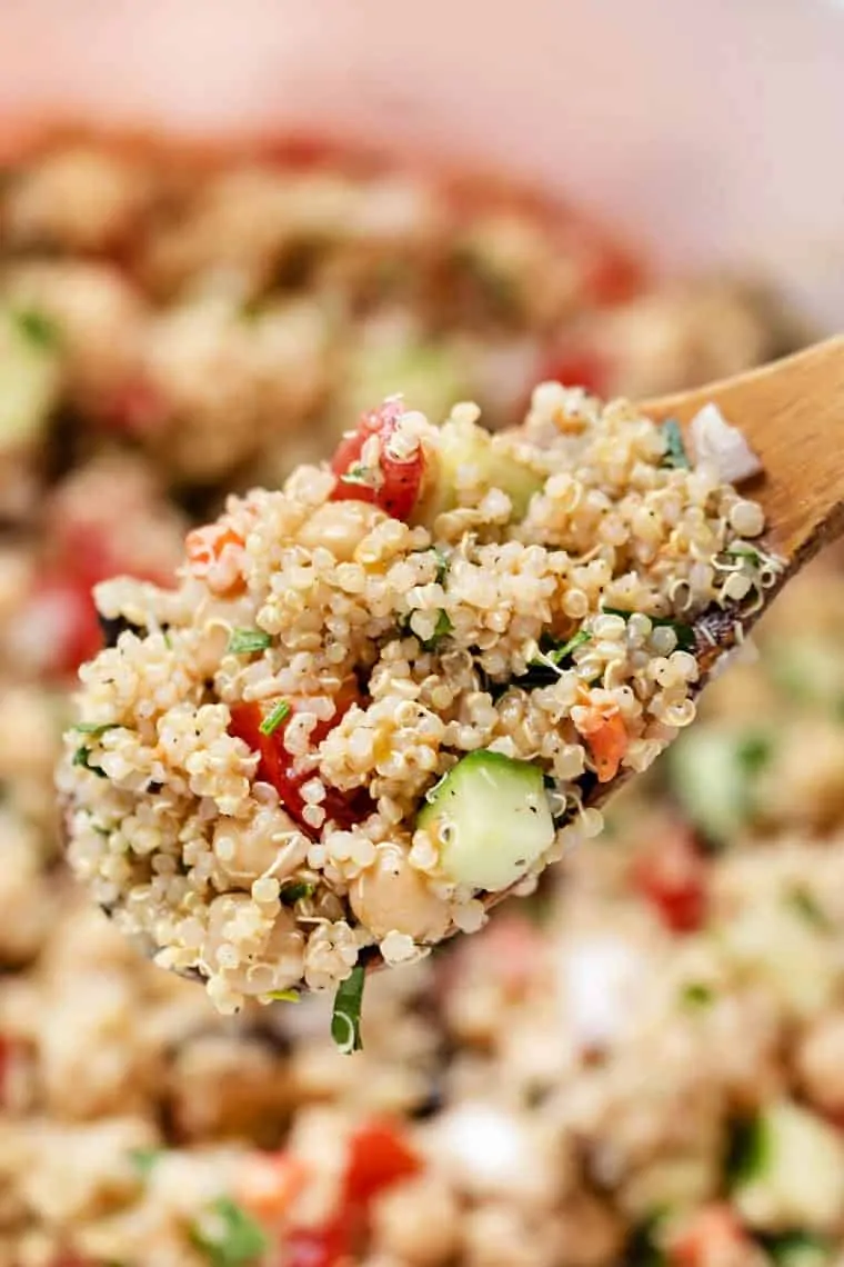 Best Ever Quinoa Greek Salad Recipe