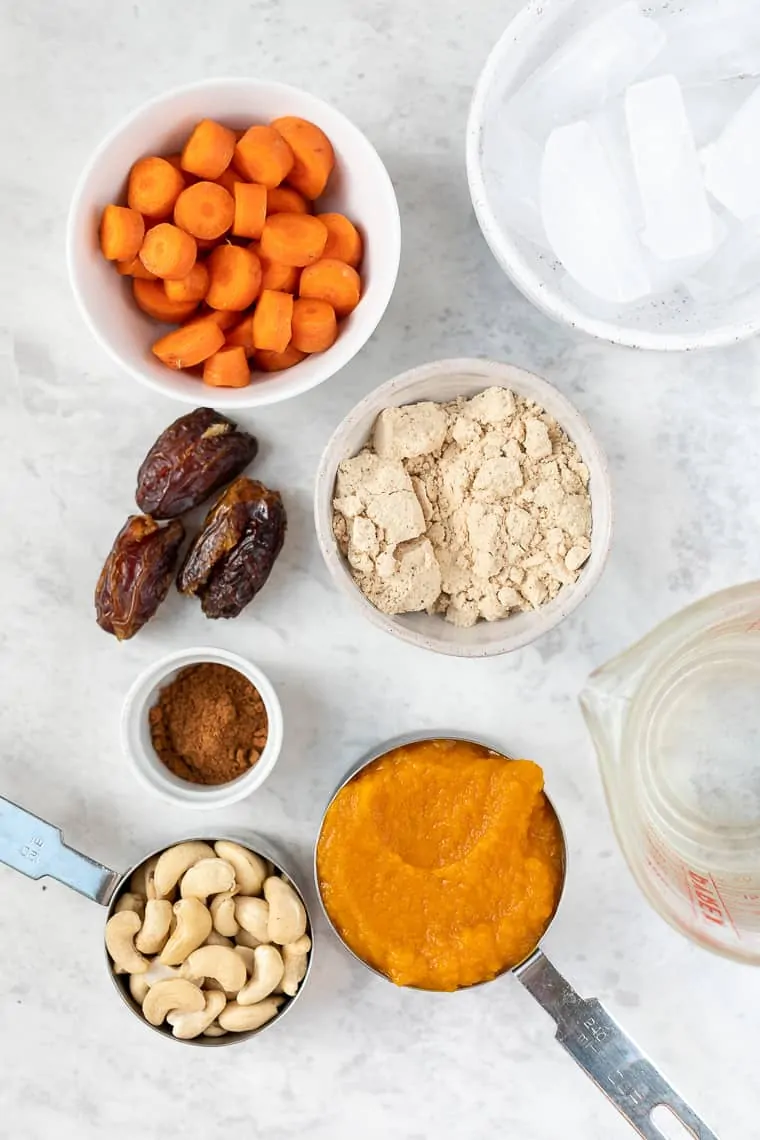 Ingredients for Pumpkin Smoothie