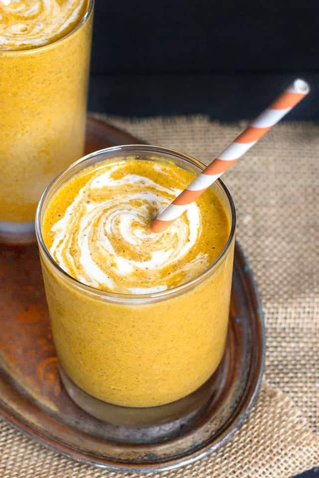 Vegan Pumpkin Cheesecake Smoothie Recipe Simply Quinoa