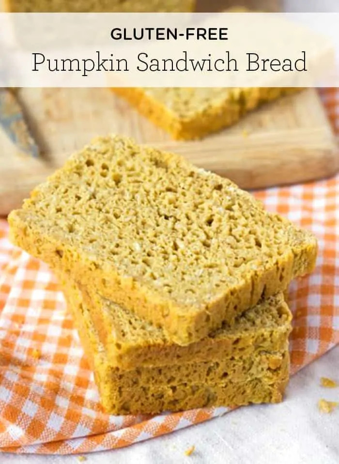 Gluten-Free Pumpkin Sandwich Bread