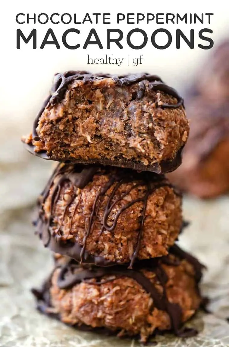 Chocolate Peppermint Macaroons